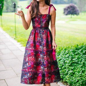 Tuckernuck JACQUARD GRACE Midi DRESS